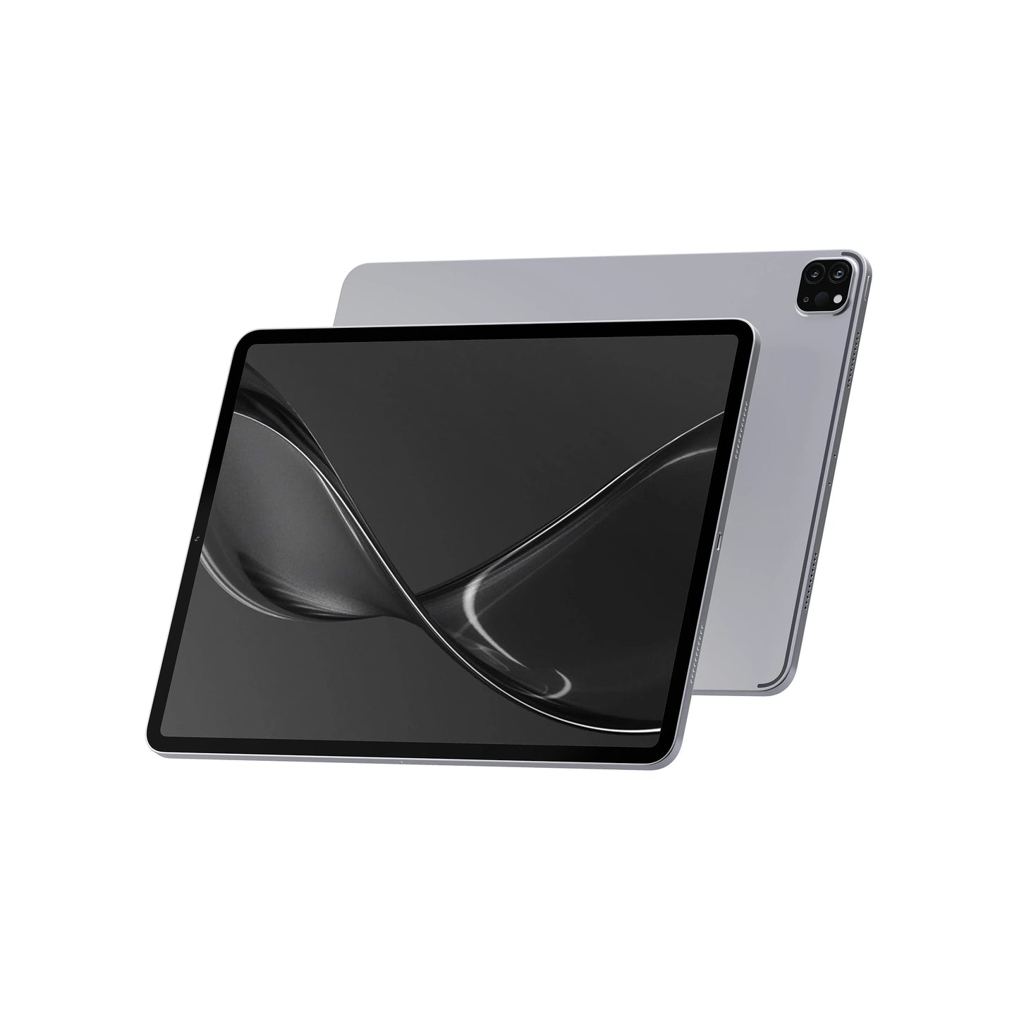 Tablet PSD mockups arranged in modern grid layout