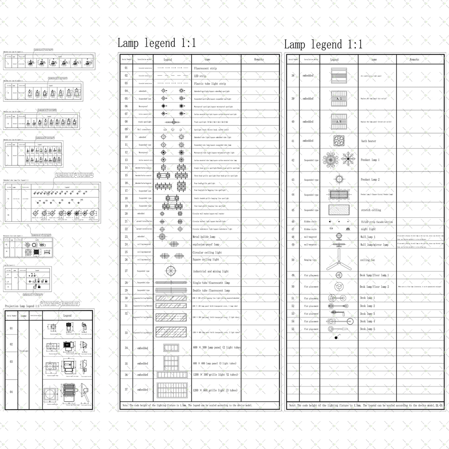 Floodlight CAD dynamic blocks showing front, side, and top views with clean linework ideal for architectural, exterior, and technical lighting drawings