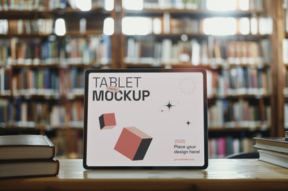 Desktop mockup from user perspective in study environment