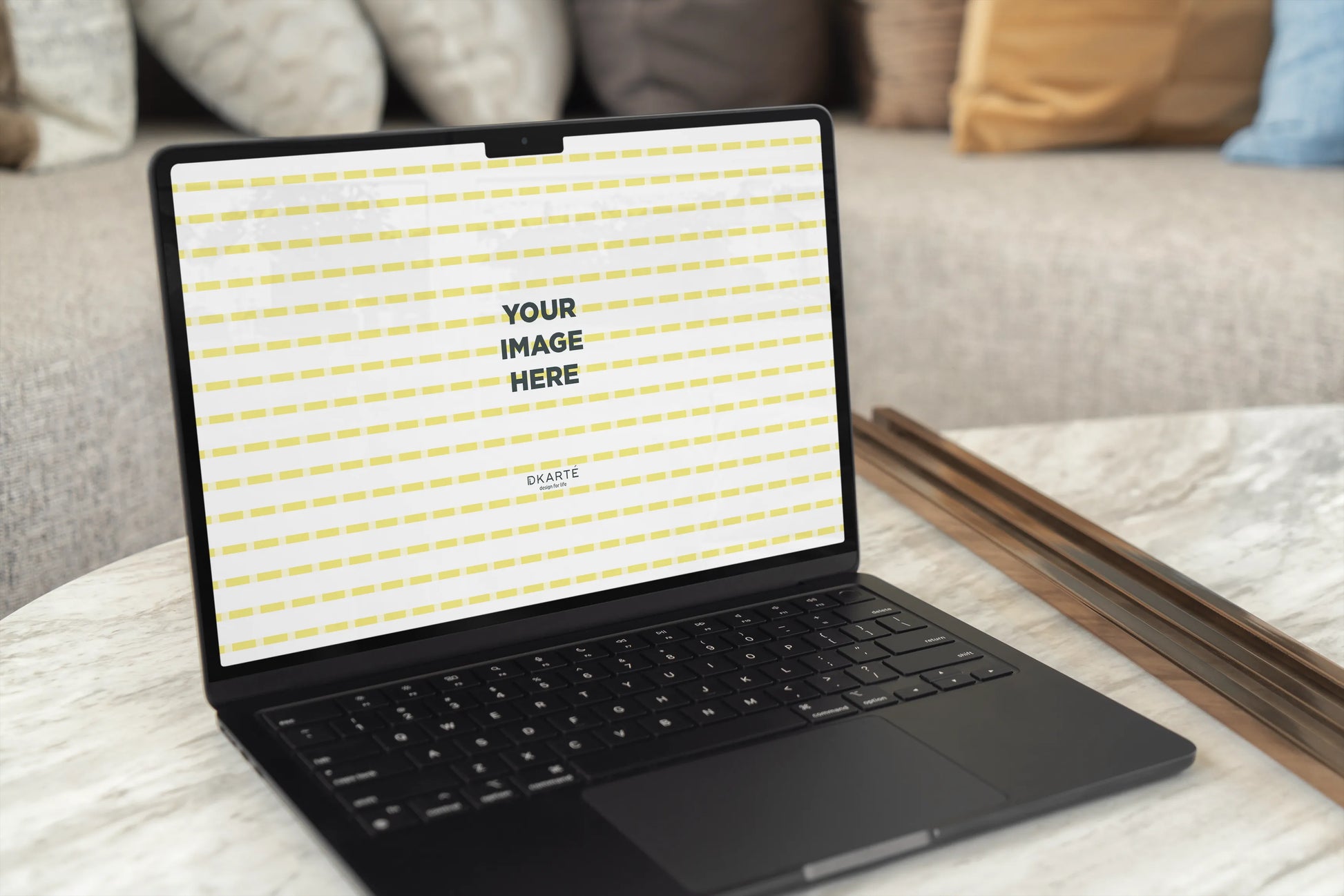 Scandinavian home Apple device mockup presentation