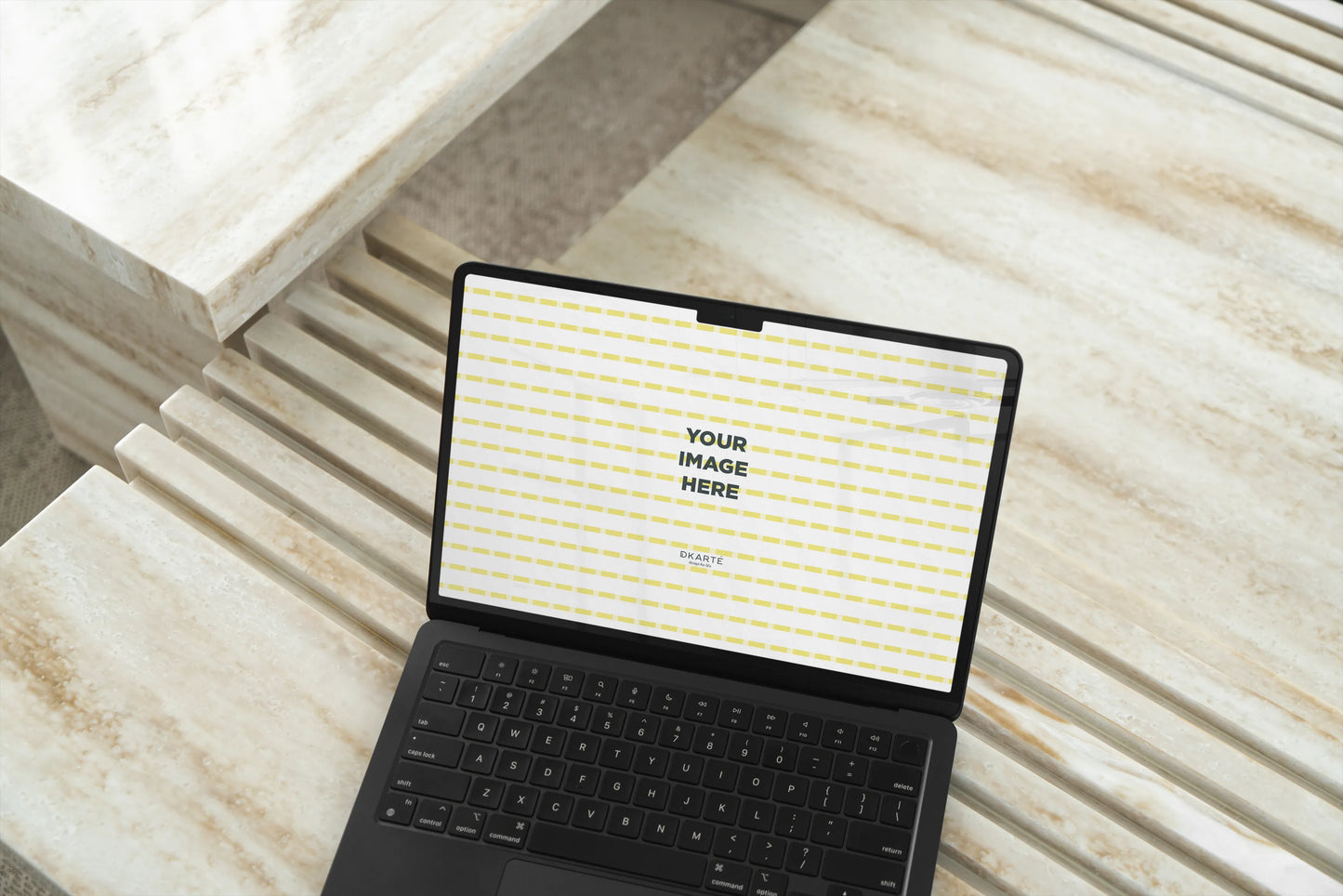 Nordic interior Apple device mockup for branding display