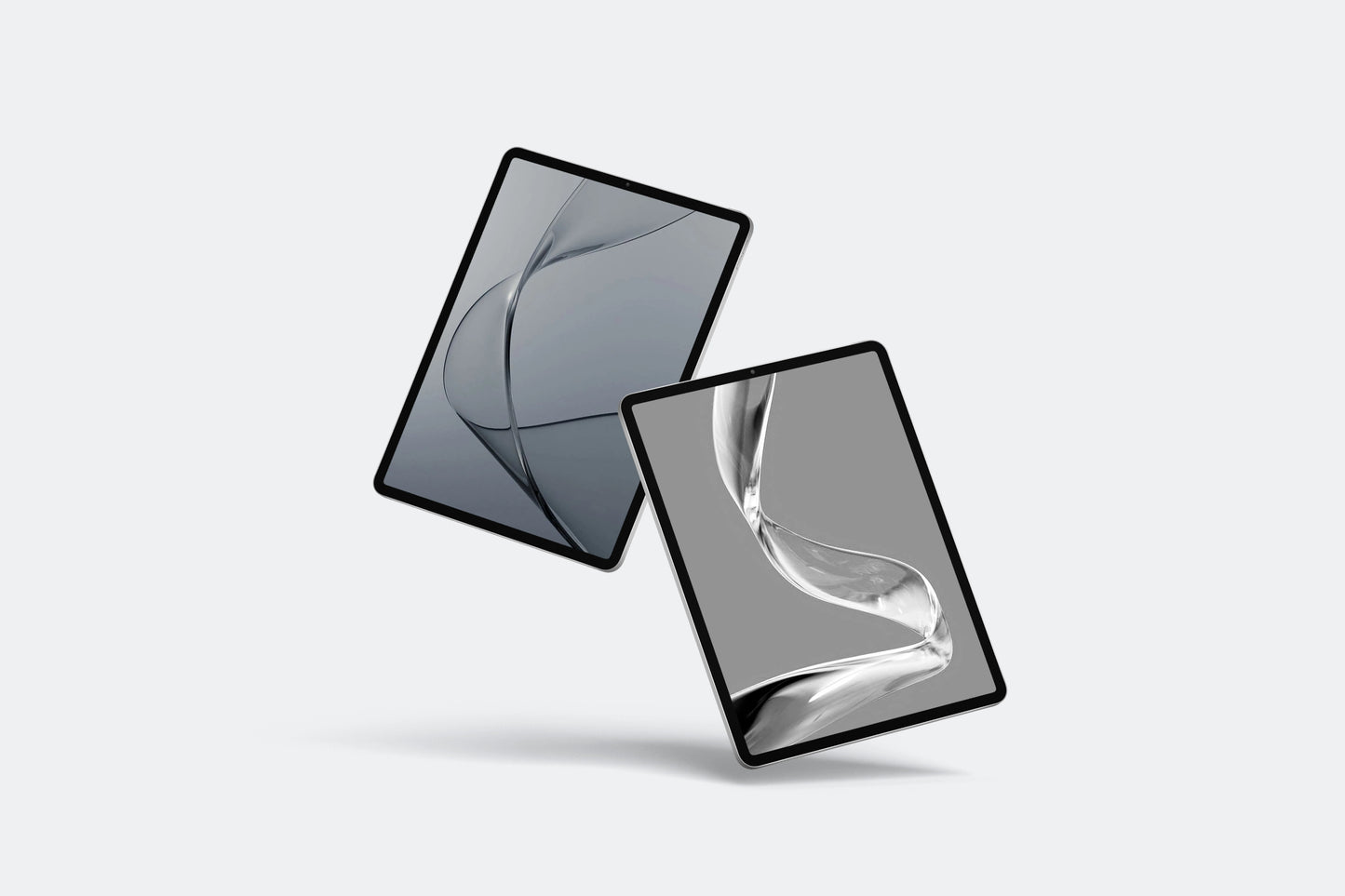 Front view smartphone PSD mockup for app display