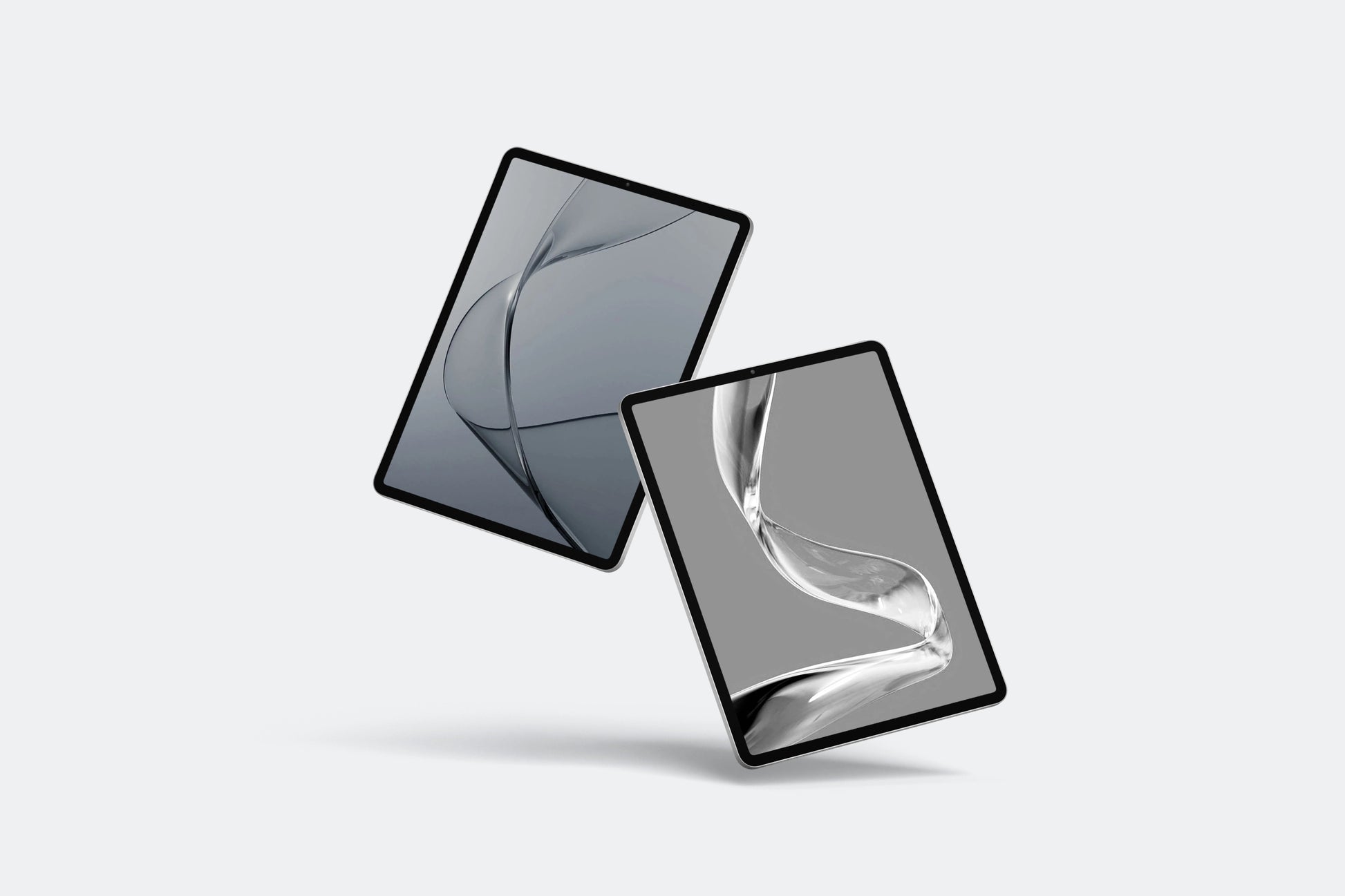 Front view smartphone PSD mockup for app display