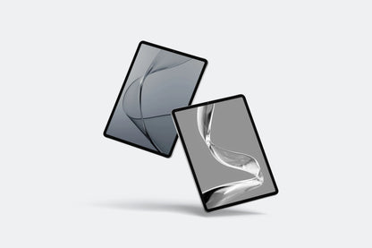 Front view smartphone PSD mockup for app display