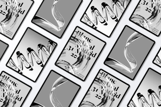 Floating tablet PSD mockup with minimal modern shadows