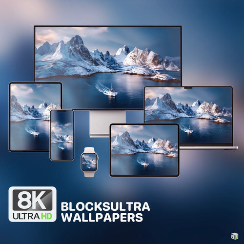 Northern sunlight over frozen coastline – Arctic landscape photography