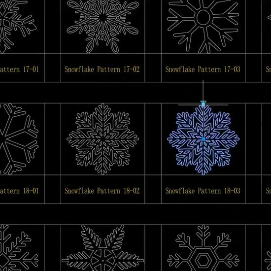 Overview video of snowflake dynamic CAD block bundle in AutoCAD